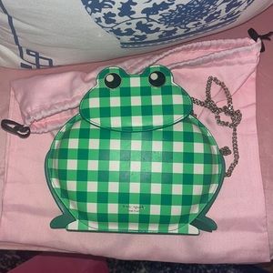 kate spade hoppkins frog crossbody NWT